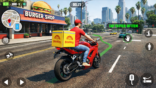 Fast Food Delivery Rider Sim ekran görüntüsü