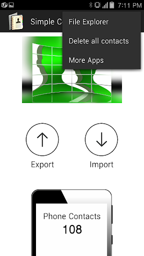 Contacts Backup and Restore ekran görüntüsü