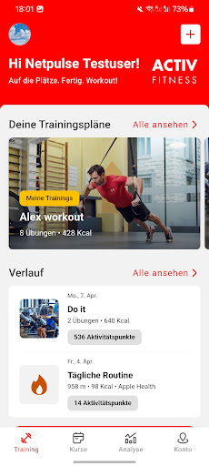 ACTIV FITNESS ekran görüntüsü