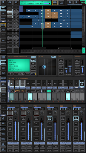 G-Stomper Producer Demo: DAW ekran görüntüsü