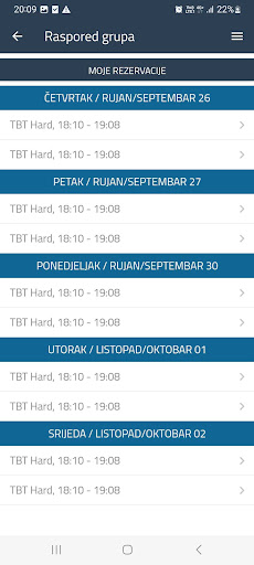 TBT Centar ekran görüntüsü