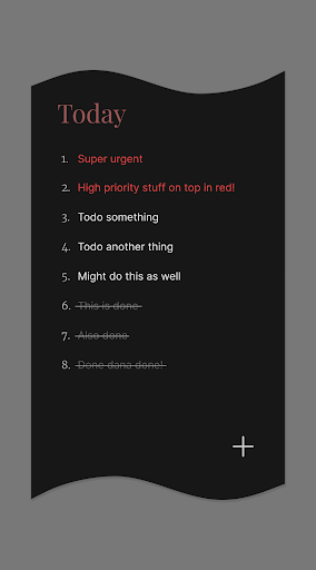Pentastic - Minimal Todo Lists ekran görüntüsü