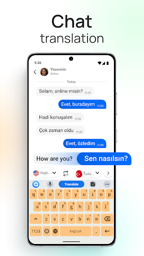 Çevirmen Klavye Sohbet Çeviri ekran görüntüsü