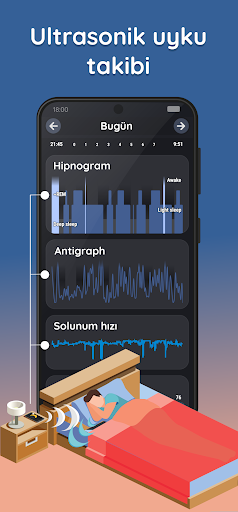 Sleep as Android: Uyku takibi ekran görüntüsü