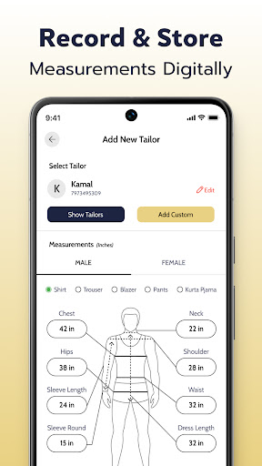 My Tailor App ekran görüntüsü