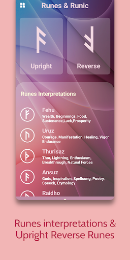 Runes - Elder Futhark Symbols ekran görüntüsü