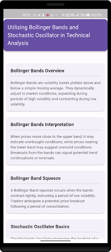 Stock Market Learning App ekran görüntüsü