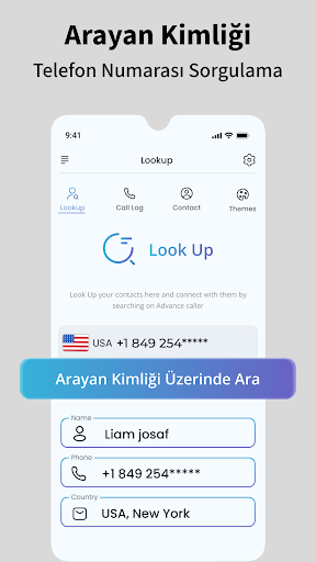 Arayan kimliği Numara arama ekran görüntüsü