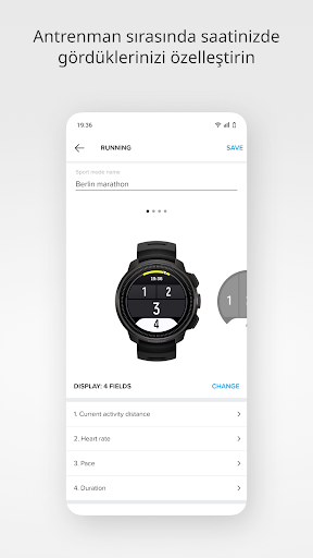 Suunto ekran görüntüsü