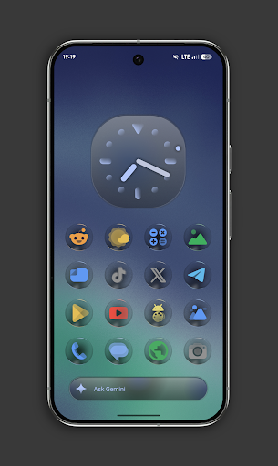Glassy Colors Icons ekran görüntüsü