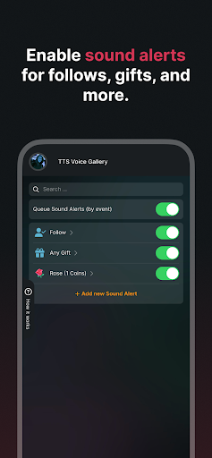 TikFinity Mobile - Alerts&TTS ekran görüntüsü