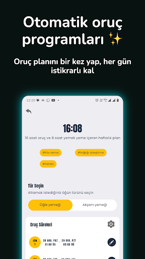 Aralıklı Oruç Takipçisi ekran görüntüsü