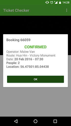 12Go Ticket Checker ekran görüntüsü