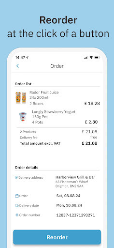 Clegg's Chilled Food Service ekran görüntüsü