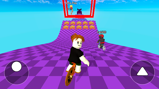 Obby bike: Parkour Adventure ekran görüntüsü