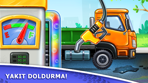 Çocuklar için kamyon oyunları ekran görüntüsü