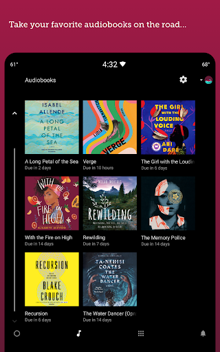 Libby for Android Automotive ekran görüntüsü