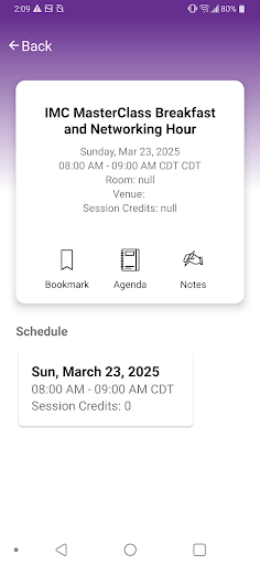 MAPS Events ekran görüntüsü