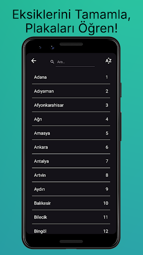 Plaka Quiz: Türkiye Şehirleri ekran görüntüsü