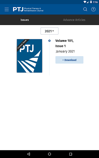 Physical Therapy Journal ekran görüntüsü