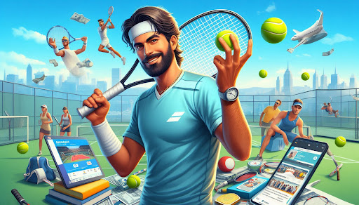 Online Tennis Manager Game ekran görüntüsü