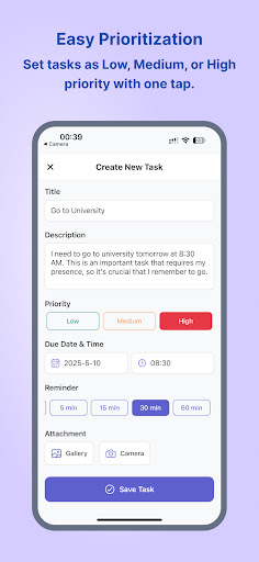 Tasklio AI ekran görüntüsü