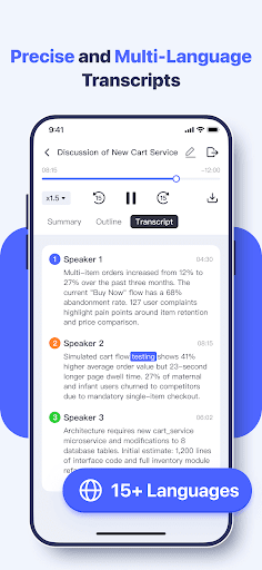 Auto Minutes: AI Meeting Note ekran görüntüsü
