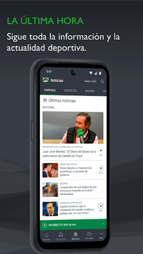 Onda Cero: radio FM y podcast ekran görüntüsü