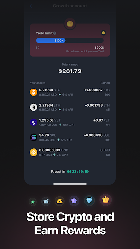 YouHodler: BTC & Crypto Wallet ekran görüntüsü