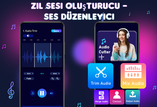 Ses Müzik Kesmek & Mp3 Kesici ekran görüntüsü