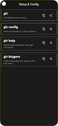 Git Commands ekran görüntüsü