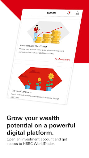 HSBC UAE ekran görüntüsü