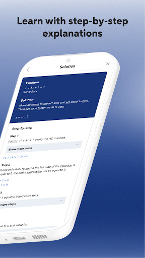 Mathway: Scan & Solve Problems ekran görüntüsü