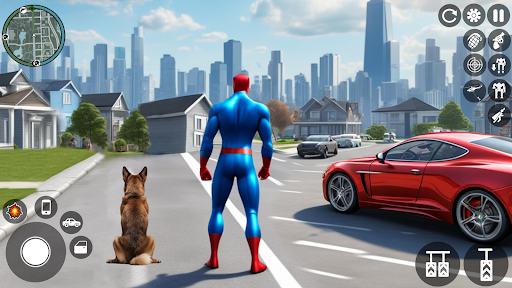 Rope Hero Rescue: Spider Game ekran görüntüsü