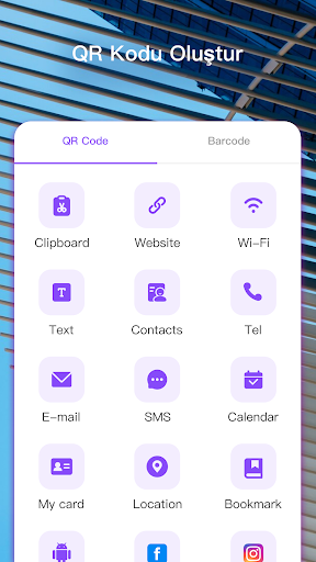 QR Kodu ve Barkod Tarayıcı ekran görüntüsü