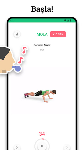 7 Dakika HIIT Antrenmanı ekran görüntüsü