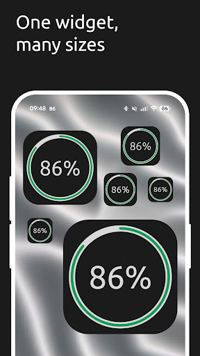 Battery Widget: Level & Color ekran görüntüsü