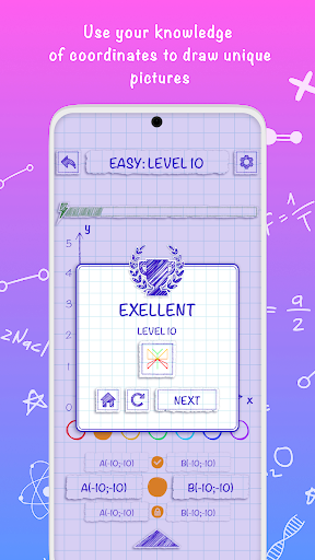 Cartesian graph coordinates ekran görüntüsü