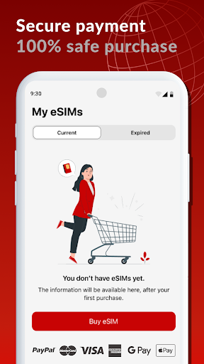 TurkSIM: Seyahat için eSIM ekran görüntüsü