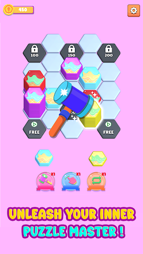 Hexagon Sort-Color sort puzzle ekran görüntüsü