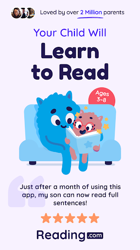 Learn to Read: Reading.com ekran görüntüsü