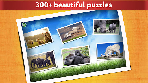 Puzzle Game with Baby Animals ekran görüntüsü