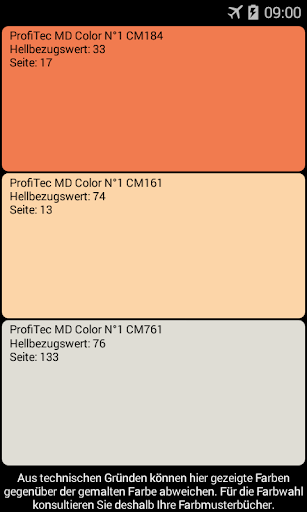 PROFITEC Colordesign ekran görüntüsü