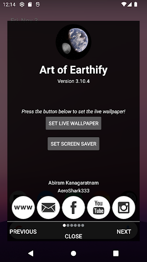 AoE: 3D Earth Live Wallpaper ekran görüntüsü
