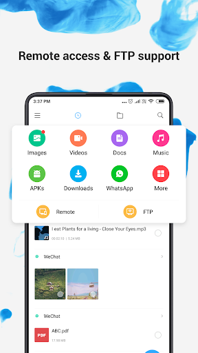 Xiaomi Dosya Yöneticisi ekran görüntüsü