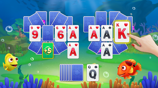 Solitaire TriPeaks Fish ekran görüntüsü