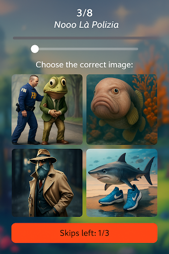 italian meme quiz ekran görüntüsü