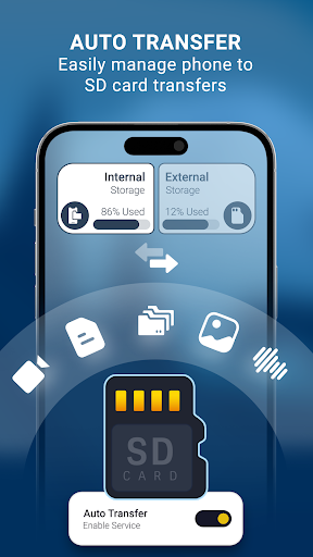 Auto Transfer:Phone To Sd Card ekran görüntüsü