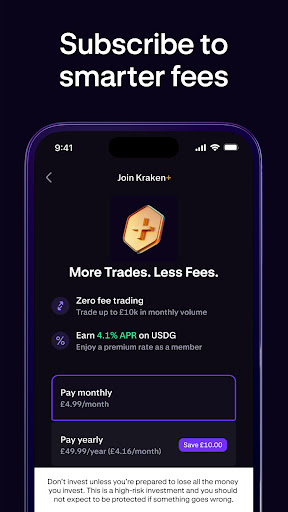 Kraken: Trade Bitcoin & Crypto ekran görüntüsü