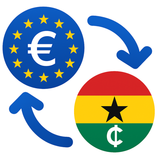 Euro to Ghana Cedi converter